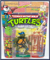 Leonardo from Teenage Mutant Ninja Turtles - 1988 - Basic Figures manufactured by Playmates [Front]