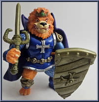 King Lionheart from Teenage Mutant Ninja Turtles - 1992 - Basic Figures manufactured by Playmates [Loose]