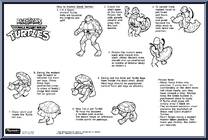 Giant Mutatin' Mike from Teenage Mutant Ninja Turtles - Giant Mutations manufactured by Playmates [Instructions]