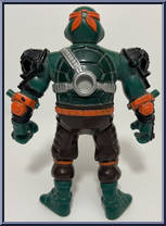 Metal Mutant Michaelangelo from Teenage Mutant Ninja Turtles - Metal Mutants manufactured by Playmates [Loose]