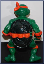 Michaelangelo (with Storage Shell) from Teenage Mutant Ninja Turtles - Storage Shell Turtles manufactured by Playmates [Loose]