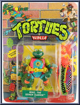 Mike, the Sewer Surfer from Teenage Mutant Ninja Turtles - Disguised Turtles manufactured by Playmates [Front]