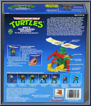 Mike's Pizza Chopper Backpack from Teenage Mutant Ninja Turtles - 1991 - Accessories manufactured by Playmates [Back]