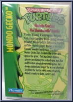 Mondo Gecko [Reissue] from Teenage Mutant Ninja Turtles - 1994 - Basic Figures (with Cards) manufactured by Playmates [Card]