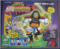 Night Ninja Leo from Teenage Mutant Ninja Turtles - Auto Mutations manufactured by Playmates [Front]