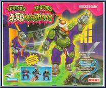 Night Ninja Rocksteady from Teenage Mutant Ninja Turtles - Auto Mutations manufactured by Playmates [Front]