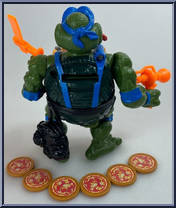 Pizza Tossin' Leo from Teenage Mutant Ninja Turtles - Pizza Tossin' Turtles manufactured by Playmates [Loose]