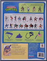 Pro Pilot Don from Teenage Mutant Ninja Turtles - Mutant Military manufactured by Playmates [Back]