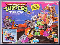 Psycho Cycle from Teenage Mutant Ninja Turtles - 1990 - Accessories manufactured by Playmates [Front]