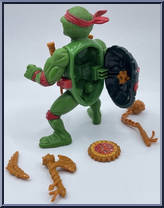 Raphael (with Storage Shell) from Teenage Mutant Ninja Turtles - Storage Shell Turtles manufactured by Playmates [Loose]