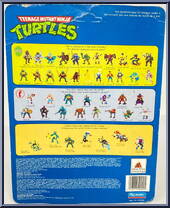 Raphael from Teenage Mutant Ninja Turtles - 1988 - Basic Figures manufactured by Playmates [Back]