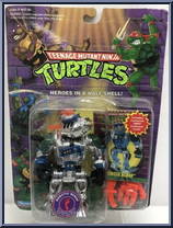 Robotic Bebop [Reissue] from Teenage Mutant Ninja Turtles - 1994 - Basic Figures (with Cards) manufactured by Playmates [Front]