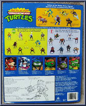 Rock 'N Roll Michaelangelo from Teenage Mutant Ninja Turtles - Wacky Action manufactured by Playmates [Back]