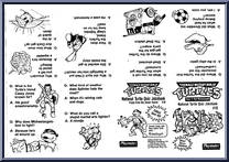 Rock 'N Roll Michaelangelo from Teenage Mutant Ninja Turtles - Wacky Action manufactured by Playmates [Instructions]