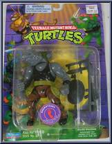 Rocksteady [Walmart Reissue] from Teenage Mutant Ninja Turtles - 1996 - Basic Figures manufactured by Playmates [Front]