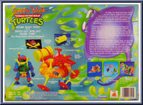 Scuba Divin' Raph with Psych Out Spin Out Suba Tube from Teenage Mutant Ninja Turtles - Surfin' Ninja manufactured by Playmates [Back]