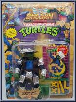 Shogun Leo (Silver Armor with Card) from Teenage Mutant Ninja Turtles - Shogun Turtles manufactured by Playmates [Front]