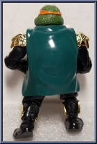 Shogun Mike (Gold Armor with Card) from Teenage Mutant Ninja Turtles - Shogun Turtles manufactured by Playmates [Loose]