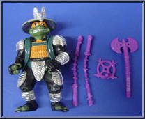 Shogun Mike (Silver Armor with Card) Action Figure