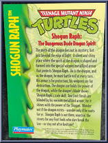 Shogun Raph (Gold Armor with Card) from Teenage Mutant Ninja Turtles - Shogun Turtles manufactured by Playmates [Card]