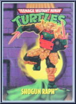 Shogun Raph (Gold Armor with Card) from Teenage Mutant Ninja Turtles - Shogun Turtles manufactured by Playmates [Card]