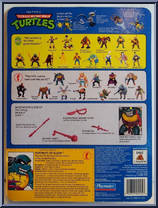 Slash from Teenage Mutant Ninja Turtles - 1990 - Basic Figures manufactured by Playmates [Back]