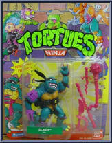 Slash from Teenage Mutant Ninja Turtles - 1990 - Basic Figures manufactured by Playmates [Front]