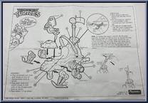 Sludgemobile from Teenage Mutant Ninja Turtles - 1990 - Accessories manufactured by Playmates [Instructions]