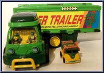 Super Trailer from Teenage Mutant Ninja Turtles - Mini Mutants - Japanese Exclusives manufactured by Playmates [Loose]