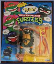 Talkin' Michaelangelo from Teenage Mutant Ninja Turtles - Talkin' Turtles manufactured by Playmates [Front]