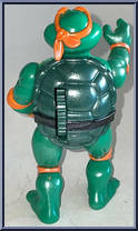 Toon Mike with Tacky Tongue Action from Teenage Mutant Ninja Turtles - Toon Turtles manufactured by Playmates [Loose]