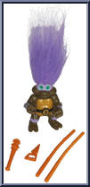 Turtle Troll Don from Teenage Mutant Ninja Turtles - Troll Turtles manufactured by Playmates [Loose]