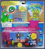 Turtle Transports - Crushin' Slam Bam Combo (with Card) from Teenage Mutant Ninja Turtles - Mini Mutants manufactured by Playmates [Front]