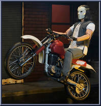 Casey Jones / Dirt Bike from Teenage Mutant Ninja Turtles - 1990 Movie - Exclusives manufactured by Neca [Loose]
