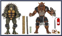 Tokka & Rahzar (Neca Store) from Teenage Mutant Ninja Turtles - 1990 Movie - Secret of the Ooze manufactured by Neca [Loose]