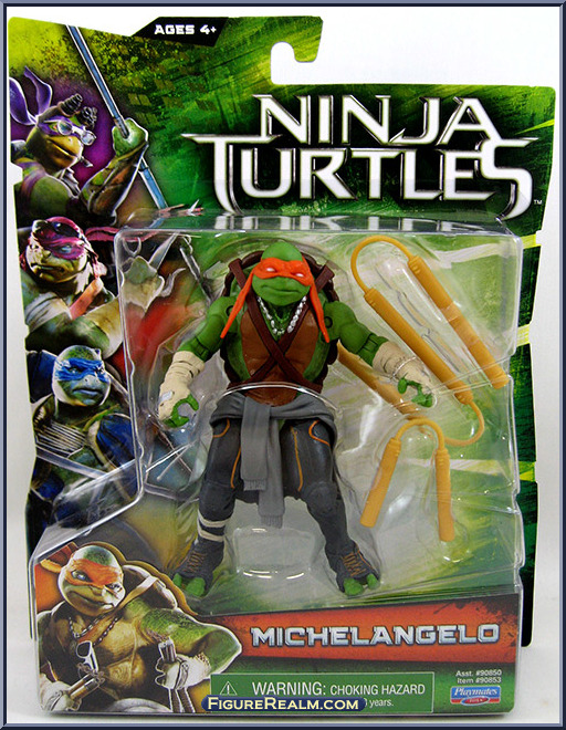 4" TMNT Michelangelo Teenage Mutant Ninja Turtles 2014 Movie Action Figure 