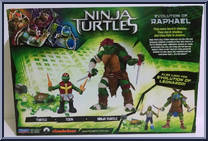 Evolution of Raphael from Teenage Mutant Ninja Turtles - 2014 Movie - Box Sets manufactured by Playmates [Back]