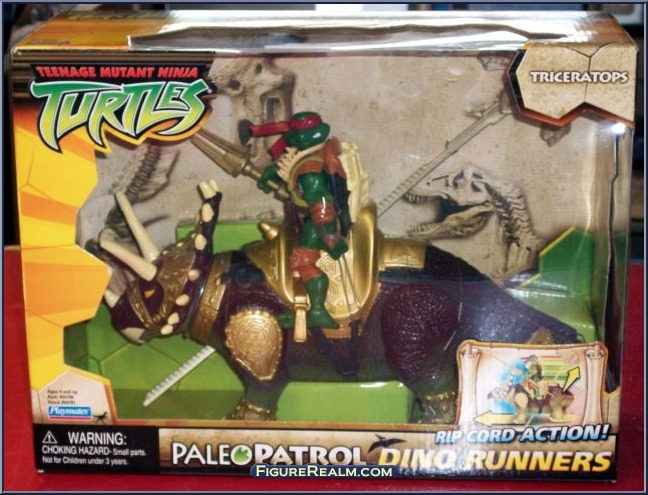 Teenage Mutant Ninja Turtles TMNT Paleo Patrol Dino Runners Allosaurus 2006  RARE