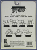 Leo, Don, Raph, Mike from Teenage Mutant Ninja Turtles - Animated - Mini Figures: 4-Packs manufactured by Playmates [Back]