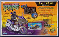 Battle Bike Donatello from Teenage Mutant Ninja Turtles - Animated - Vehicles with Figures manufactured by Playmates [Back]