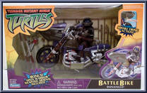 Battle Bike Donatello from Teenage Mutant Ninja Turtles - Animated - Vehicles with Figures manufactured by Playmates [Front]