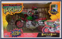 Battle Bike Raphael from Teenage Mutant Ninja Turtles - Animated - Vehicles with Figures manufactured by Playmates [Front]