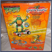 Crashin Thrashin' Mikey from Teenage Mutant Ninja Turtles - Animated - Vehicles with Figures manufactured by Playmates [Back]