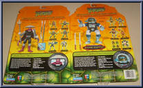 Space Hoppin' Leo / Foot Elite Guard from Teenage Mutant Ninja Turtles - Animated - 2-Packs manufactured by Playmates [Back]