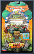 Michelangelo (Bonus DVD) from Teenage Mutant Ninja Turtles - Animated - Ripped Up manufactured by Playmates [Front]