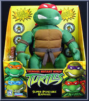 Raphael from Teenage Mutant Ninja Turtles - Animated - Super-Poseable Plush manufactured by Playmates [Front]