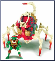 Raphael's Attack Crawler from Teenage Mutant Ninja Turtles - Animated - Paleo Patrol: Vehicles manufactured by Playmates [Loose]