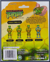 Raphael from Teenage Mutant Ninja Turtles - Flashlight Keychains manufactured by Basic Fun [Back]