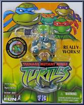 Michelangelo from Teenage Mutant Ninja Turtles - Flashlight Keychains manufactured by Basic Fun [Front]
