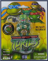 Raphael from Teenage Mutant Ninja Turtles - Flashlight Keychains manufactured by Basic Fun [Front]